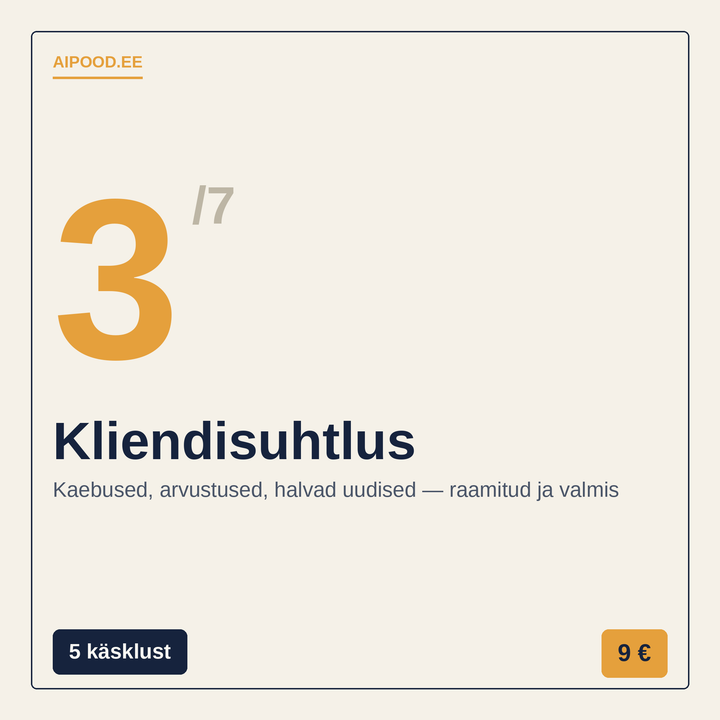 Rasked kliendikirjad — kaebused, arvustused, halvad uudised